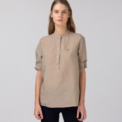Женская льняная рубашка Lacoste