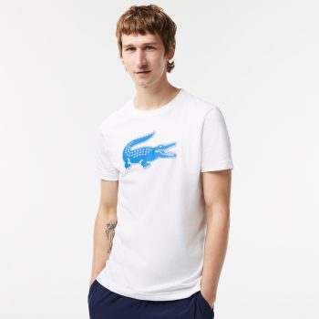 Мужская футболка Lacoste  с принтом