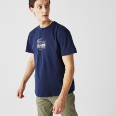 Мужская футболка Lacoste с круглым вырезом