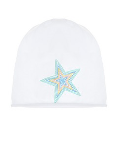 Трикотажная шапка с декором "звезда" Catya
