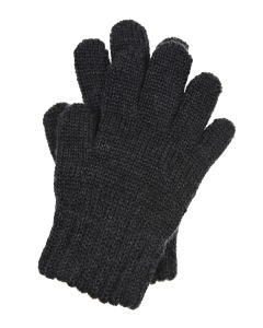 Темно-серые перчатки из шерсти MaxiMo детское
