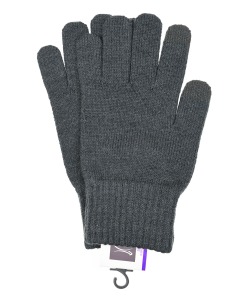 Базовые темно-серые перчатки Norveg детские