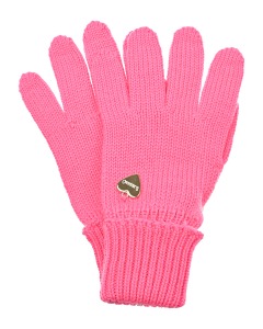 Розовые перчатки из шерсти Il Trenino детские