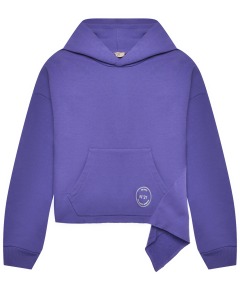 Толстовка-худи фиолетовая с лого No. 21