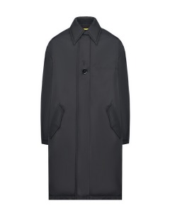 Черное пальто с числовым принтом MM6 Maison Margiela детское
