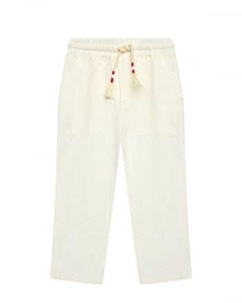 Льняные брюки, белые Saint Barth
