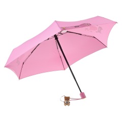 Розовый зонт с принтом "мишка и звезды", 21 см Moschino детский