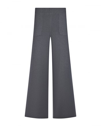 Темно-серые трикотажные брюки с накладными карманами Panicale