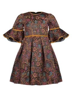 Приталенное платье с цветочной вышивкой Eirene детское