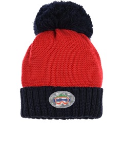 Красная шапка с патчем "Snowboard" Regina детская