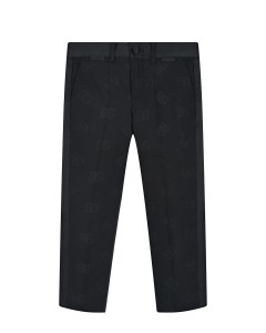 Классические черные брюки с лого Dolce&Gabbana