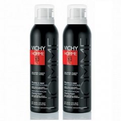 Vichy Комплект Пена для бритья для чувствительной кожи, склонной к покраснению 2 шт. по 200 мл (Vichy, Vichy Homme)
