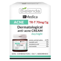 Bielenda Дерматологический анти-акне крем для лица день-ночь, 50 мл (Bielenda, Dr Medica)