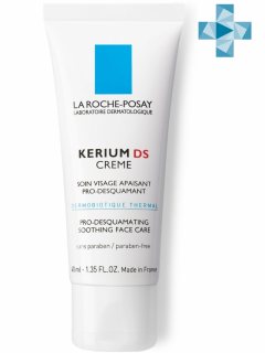 La Roche-Posay Успокаивающий крем для кожи лица и тела, склонной к себорейному дерматиту Кериум DS, 40 мл (La Roche-Posay, Kerium)