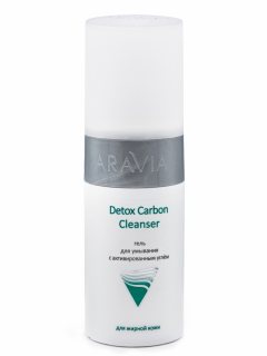 Aravia Professional Гель для умывания с активированным углём Detox Carbon Cleanser, 150 мл (Aravia Professional, Уход за лицом)
