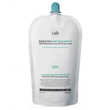La'Dor Кератиновый шампунь для для ежедневного ухода Keratin Shampoo Ph 6.0, сменный блок 500 мл (La'Dor, Keratin LPP)