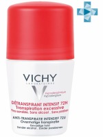 Vichy Шариковый дезодорант анти-стресс от избыточного потоотделения 72 часа, 50 мл (Vichy, Deodorant)