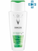 Vichy Интенсивный шампунь-уход против перхоти для нормальной и жирной кожи головы, 200 мл (Vichy, Dercos)