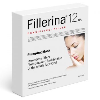 Fillerina Тканевая маска для лица  Plumping Mask, 4 шт (Fillerina, 12 HA Densifying-Filler)