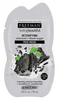 Freeman Грязевая маска с углем и черным сахаром, 15 мл (Freeman, Essentials)