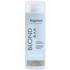 Kapous Professional Питательный оттеночный бальзам для оттенков блонд, пепельный Balsam Ashen, 200 мл (Kapous Professional)