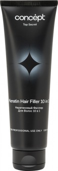 Concept Кератиновый филлер для волос 10-в-1, 100 мл (Concept, Top Secret)