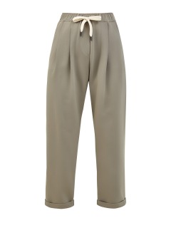 Хлопковые брюки из коллекции Travelwear с деталями Мониль