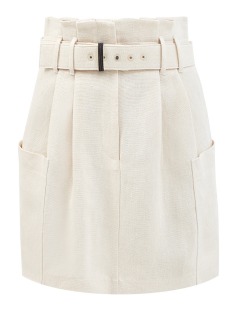 Льняная юбка City Tailored с накладными карманами