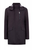 Куртка Black Edition с водозащитной отделкой на молниях