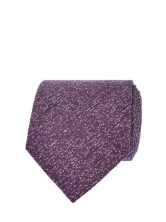 Шелковый галстук с вышитым жаккардовым принтом