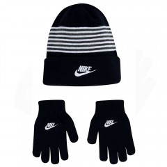 Детский набор: шапка и перчатки Nike Striped Beanie & Gloves Set