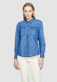 Рубашка джинсовая Sisley