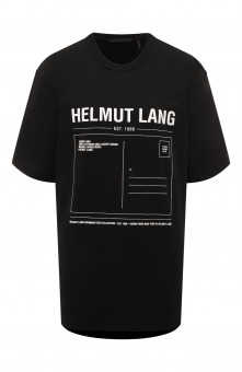 Хлопковая футболка Helmut Lang
