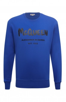 Хлопковый свитшот Alexander McQueen