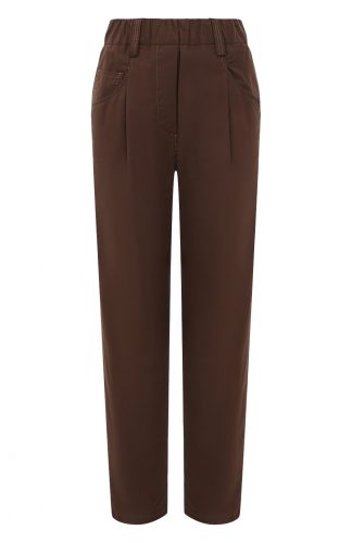 Хлопковые брюки Brunello Cucinelli