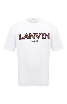 Хлопковая футболка Lanvin