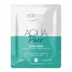 BIOTHERM Тканевая маска для лица Увлажнение и Очищение Aqua Pure Flash Mask