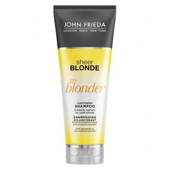JOHN FRIEDA Шампунь осветляющий для натуральных, мелированных и окрашенных светлых волос Sheer Blonde Go Blonder